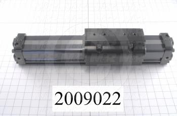 Air Cylinders, Rod Less Type, Double Acting Model, 50 mm Bore, 6.5" Stroke, Index Cylinder Function
