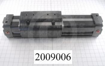 Air Cylinders, Rod Less Type, Double Acting Model, 63 mm Bore, 5 1/4" Stroke, Index Cylinder Function, BC225 Special