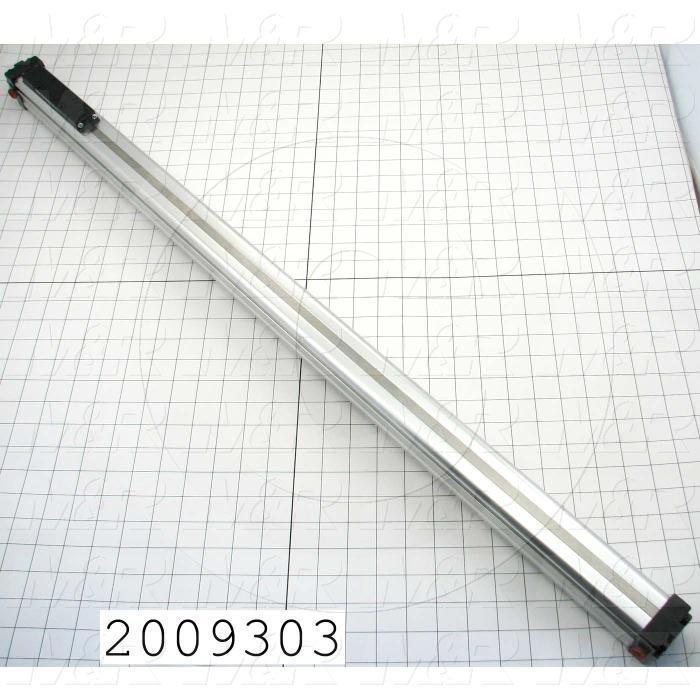 Air Cylinders, Rod Less Type, Standard NFPA, Double Acting Model, 1" Bore, 31" Stroke