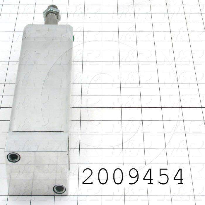 Air Cylinders, Rod Type, M16 x 1.5 Rod Thread, Double Acting Model, 50 mm Bore, 165 mm Stroke, With Bumper Bumper, End Cup With Two Mounting Holes