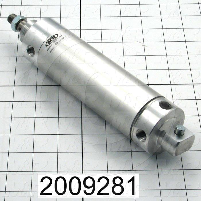 Air Cylinders, Rod Type, Standard NFPA, 1/2-20 UNF Rod Thread, Double Acting Model, 1 3/4" Bore, 4" Stroke, Both Ends Cushion