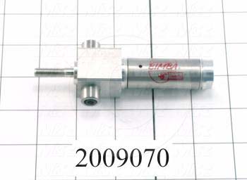 Air Cylinders, Rod Type, Standard NFPA, 1/4-28 UNF Rod Thread, Single Acting Model, 3/4" Bore, 1/2" Stroke