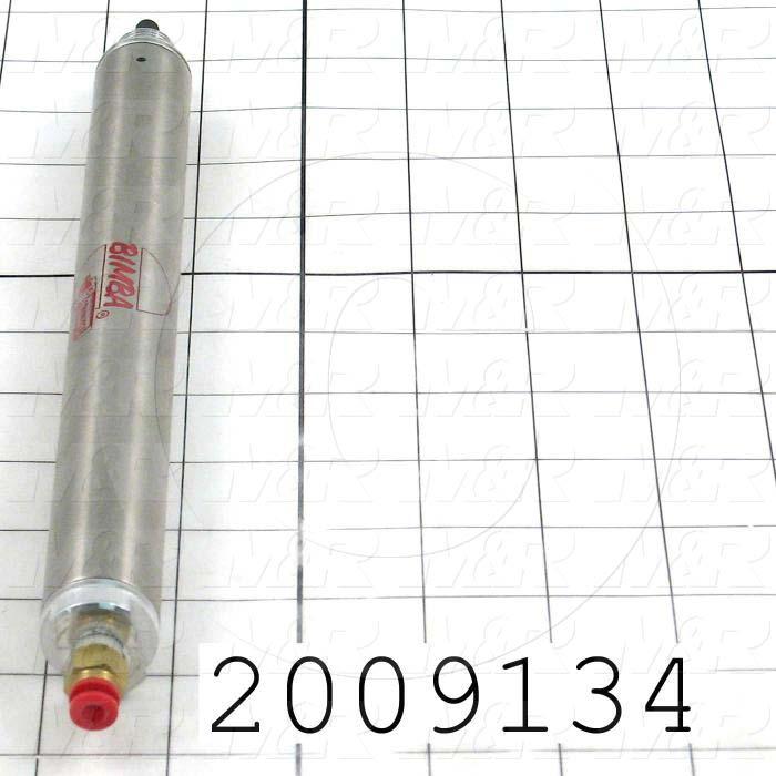 Air Cylinders, Rod Type, Standard NFPA, 1/4-28 UNF Rod Thread, Single Acting Model, 7/8" Bore, 5" Stroke, Peel Relieve Function