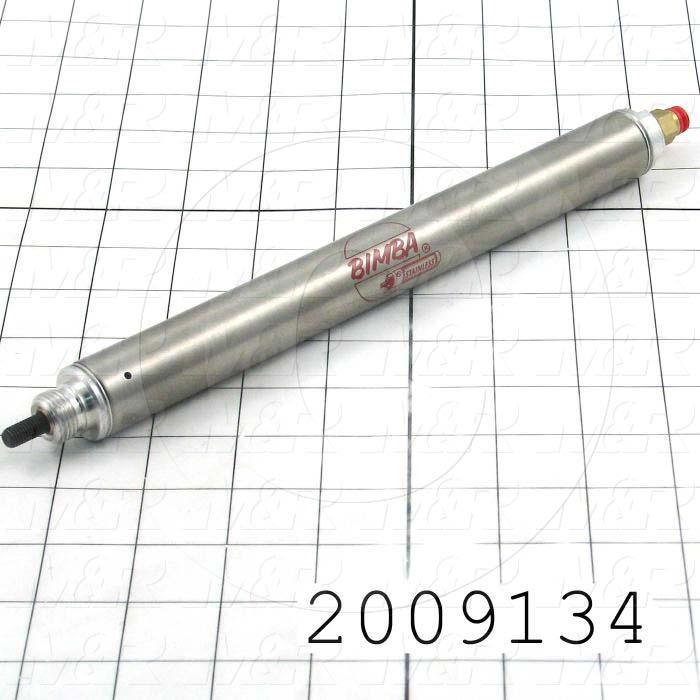 Air Cylinders, Rod Type, Standard NFPA, 1/4-28 UNF Rod Thread, Single Acting Model, 7/8" Bore, 5" Stroke, Peel Relieve Function