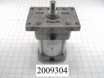 Air Cylinders, Rod Type, Standard NFPA, 3/4-16 UNC Rod Thread, Double Acting Model, 4" Bore, 2" Stroke, Both Ends Cushion