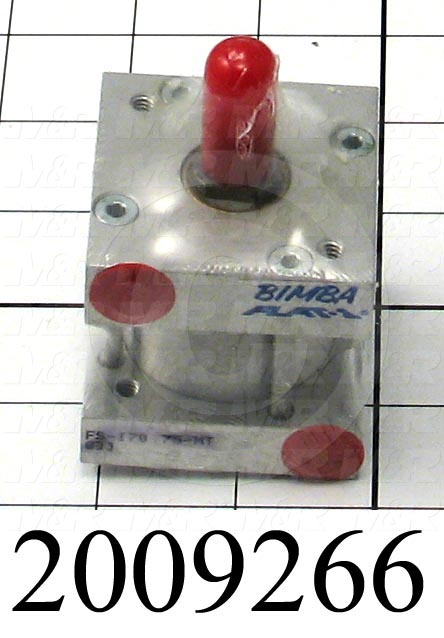 Air Cylinders, Rod Type, Standard NFPA, 3/8-24 UNF Rod Thread, Double Acting Model, 1 1/2" Bore, 3/4" Stroke