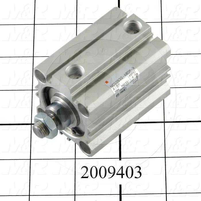 Air Cylinders, Rod Type, Standard NFPA, 3/8-24 UNF Rod Thread, Double Acting Model, 32 mm Bore, 40 mm Stroke