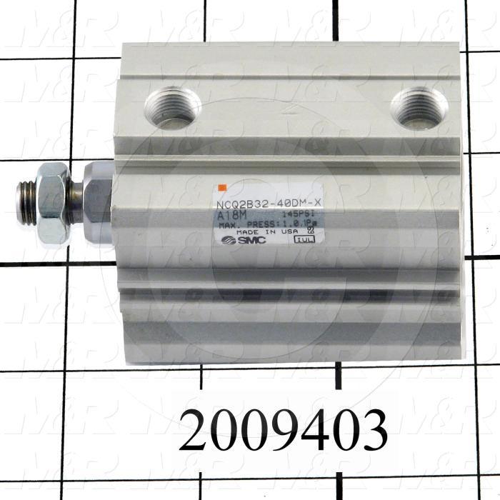 Air Cylinders, Rod Type, Standard NFPA, 3/8-24 UNF Rod Thread, Double Acting Model, 32 mm Bore, 40 mm Stroke