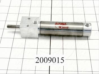 Air Cylinders, Rod Type, Standard NFPA, 5/16-24 UNF Rod Thread, Double Acting Model, 1 1/16" Bore, 2" Stroke, Both Ends Cushion