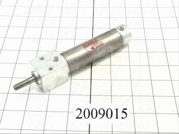 Air Cylinders, Rod Type, Standard NFPA, 5/16-24 UNF Rod Thread, Double Acting Model, 1 1/16" Bore, 2" Stroke, Both Ends Cushion