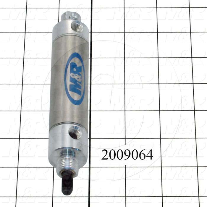 Air Cylinders, Rod Type, Standard NFPA, 5/16-24 UNF Rod Thread, Double Acting Model, 1 1/16" Bore, 2" Stroke, Both Ends Cushion