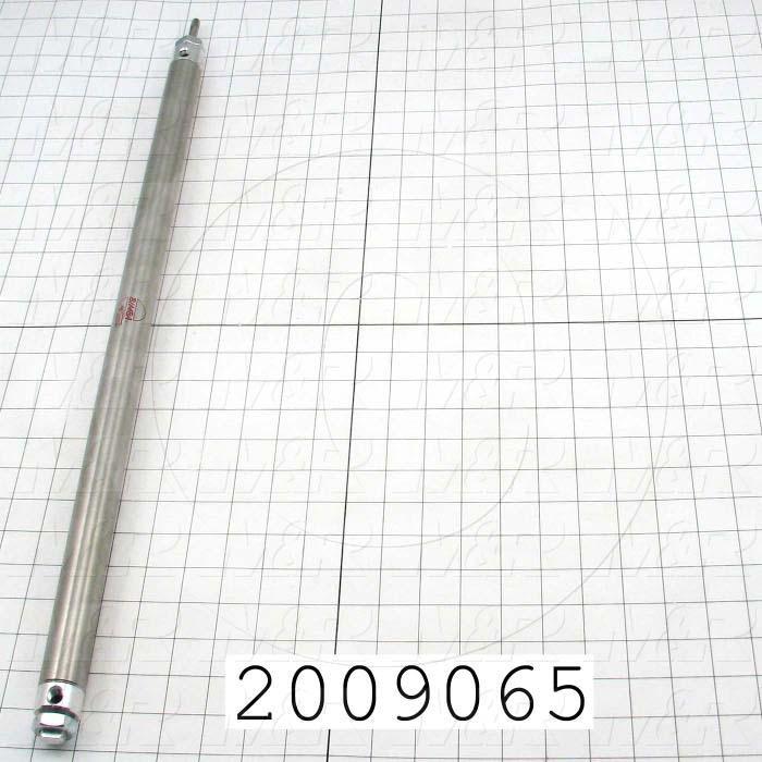 Air Cylinders, Rod Type, Standard NFPA, 5/16-24 UNF Rod Thread, Double Acting Model, 1 1/16" Bore, 21" Stroke, Both Ends Cushion