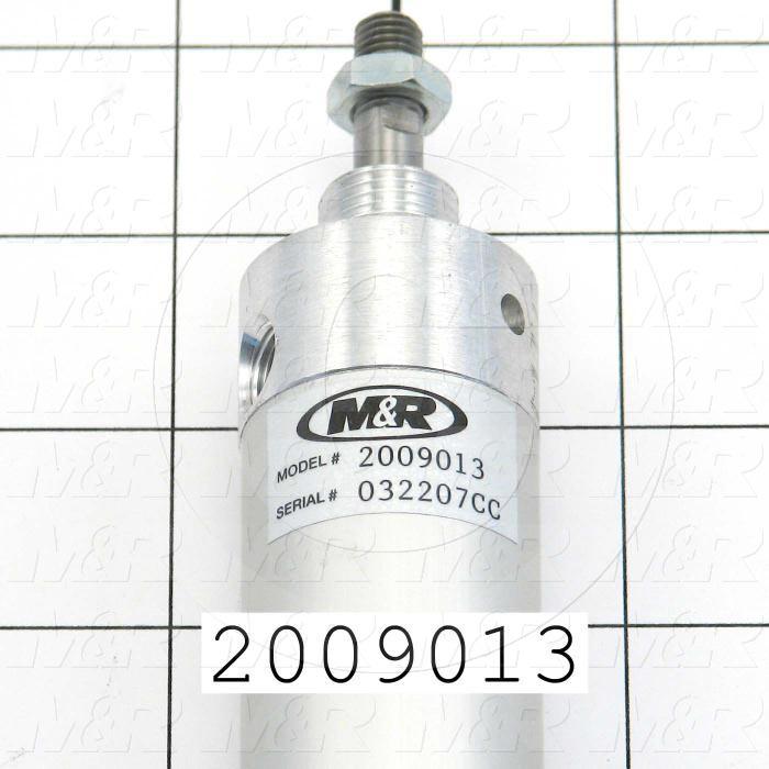 Air Cylinders, Rod Type, Standard NFPA, 5/16-24 UNF Rod Thread, Double Acting Model, 1 1/8" Bore, 19" Stroke