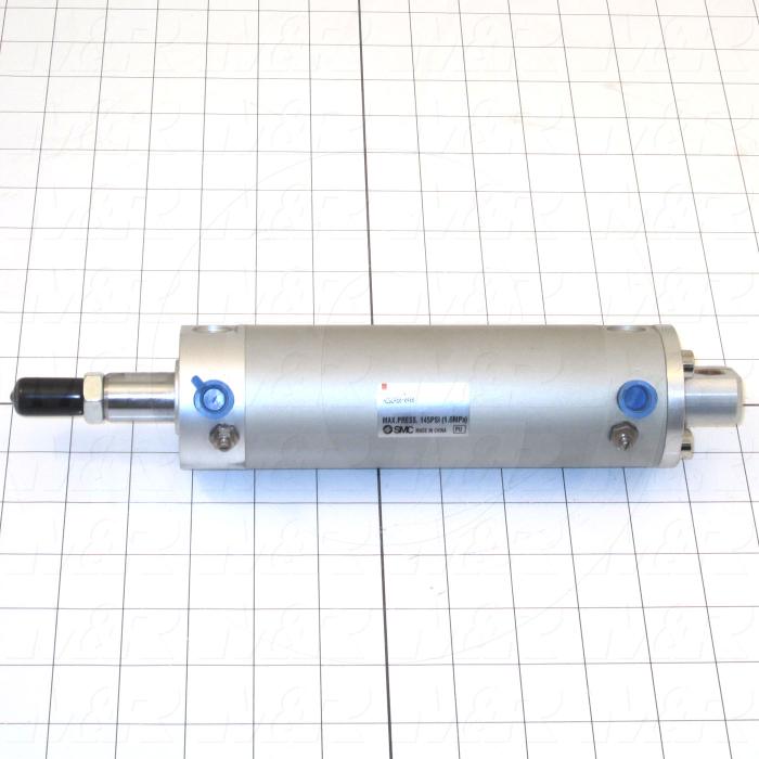 Air Cylinders, Rod Type, Standard NFPA, 5/16-24 UNF Rod Thread, Double Acting Model, 50 mm Bore, 4" Stroke, Both Ends Cushion