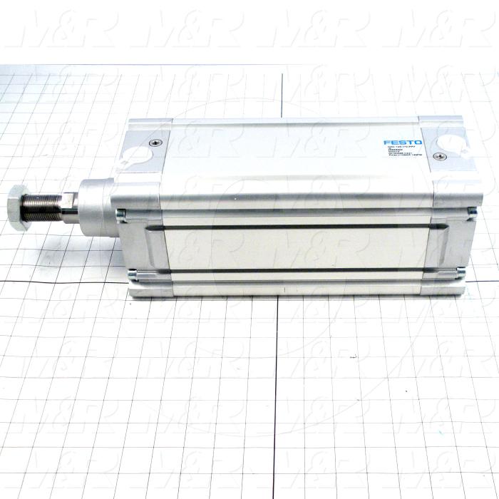 Air Cylinders, Rod Type, Standard NFPA, 5/8-11 Rod Thread, Double Acting Model, 5" Bore, 6.75" Stroke, Both Ends Cushion, Index Function