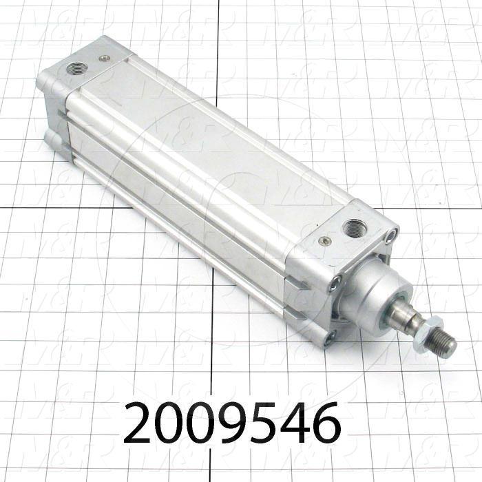 Air Cylinders, Rod Type, Standard NFPA, 5/8-18 UNF Rod Thread, Double Acting Model, 2 1/2" Bore, 7.205" Stroke, Both Ends Cushion