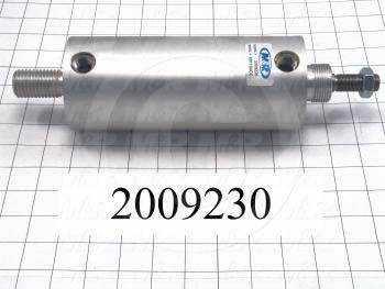 Air Cylinders, Rod Type, Standard NFPA, 5/8-18 UNF Rod Thread, Double Acting Model, 3" Bore, 4" Stroke, Both Ends Cushion