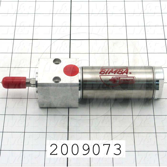 Air Cylinders, Rod Type, Standard NFPA, 7/16-20 UNF Rod Thread, Double Acting Model, 1 1/2" Bore, 2" Stroke