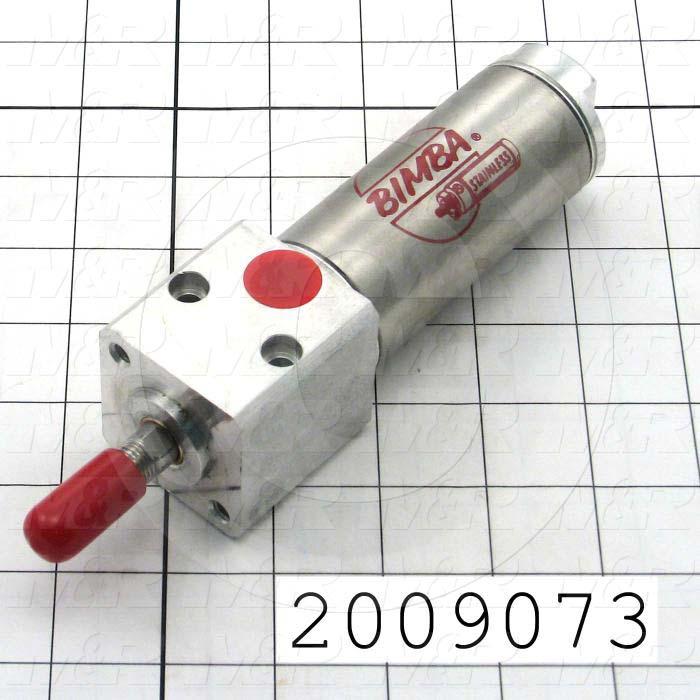 Air Cylinders, Rod Type, Standard NFPA, 7/16-20 UNF Rod Thread, Double Acting Model, 1 1/2" Bore, 2" Stroke