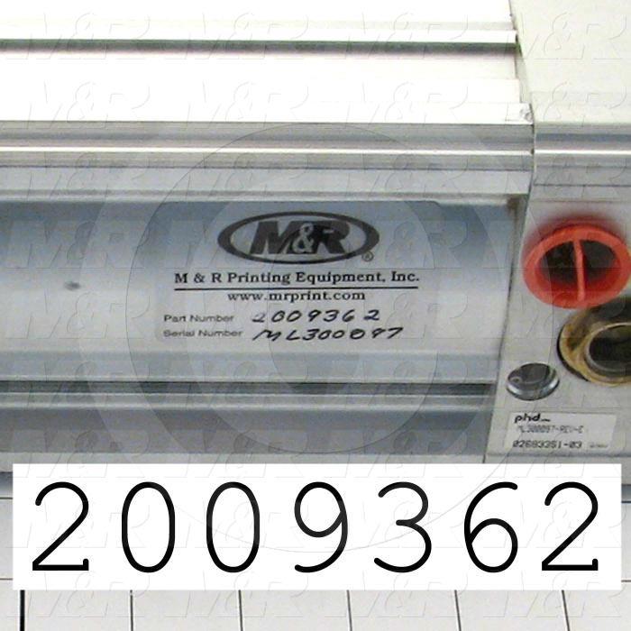 Air Cylinders, Rod Type, Standard NFPA, Double Acting Model, 100 mm Bore, 8" Stroke, Both Ends Cushion, Index Function