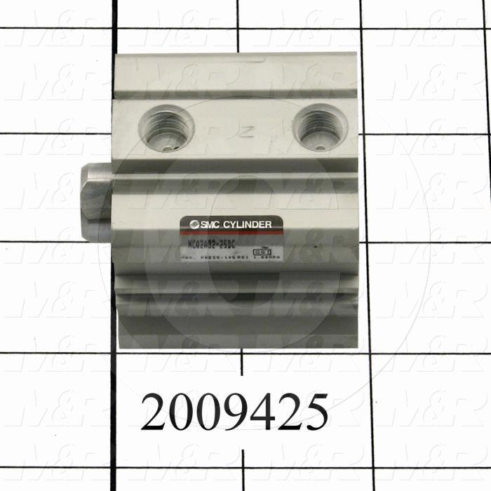 Air Cylinders, Rod Type, Standard NFPA, Double Acting Model, 32 mm Bore, 25 mm Stroke, Both Ends Cushion