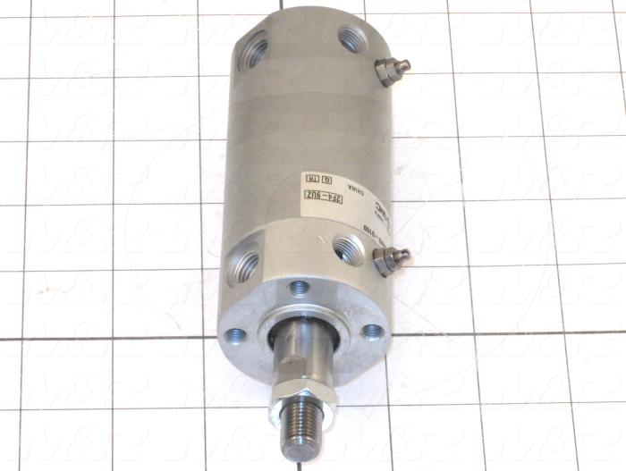Air Cylinders, Single Rod Type, Double Acting Model, 40 mm Bore, 1" Stroke, Both Ends Cushion