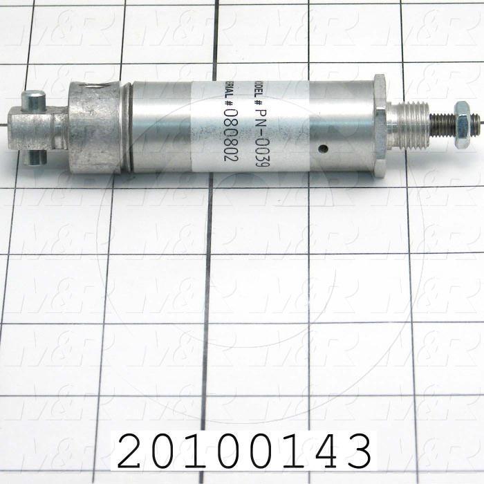 Air Cylinders, Single Rod Type, Standard NFPA, 1/4-28 UNF Rod Thread, Single Acting Model, 3/4" Bore, 1" Stroke