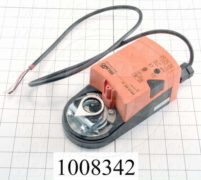 Air Damper Actuator, 24V AC/DC, 2 To 10VDC, 4 To 20mA Control Signal, Min. 160 in-lb, Reversible With Switch "CCW-CW"