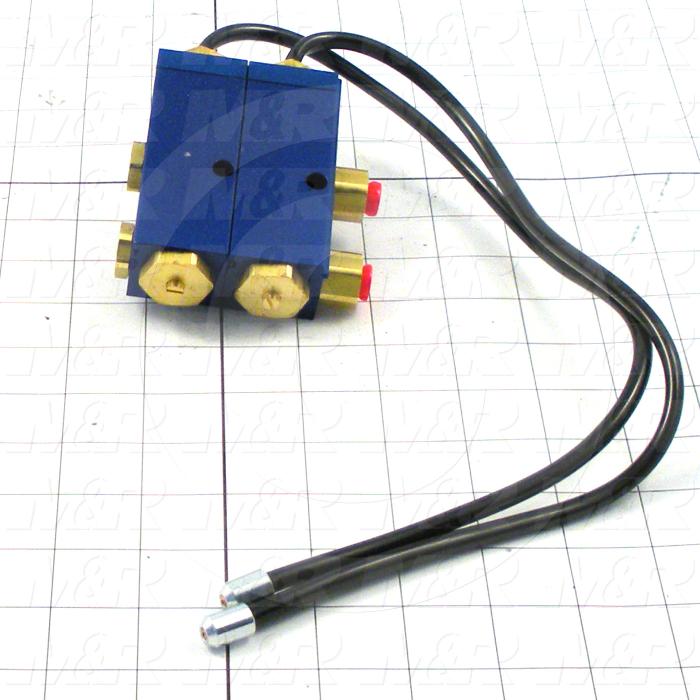 Air Injector Pump, 2 Pump(s) in the Unit, 2 Feeds, 3.25 in. Width, 4.09 in. Length, 40.00 psi Inlet Air Pressure Min., 120.00 psi Inlet Air Pressure Max.