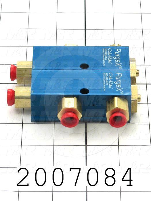 Air Injector Pump, 2 Pump(s) in the Unit, 2 Feeds, 3.25 in. Width, 4.09 in. Length, 40.00 psi Inlet Air Pressure Min., 120.00 psi Inlet Air Pressure Max.