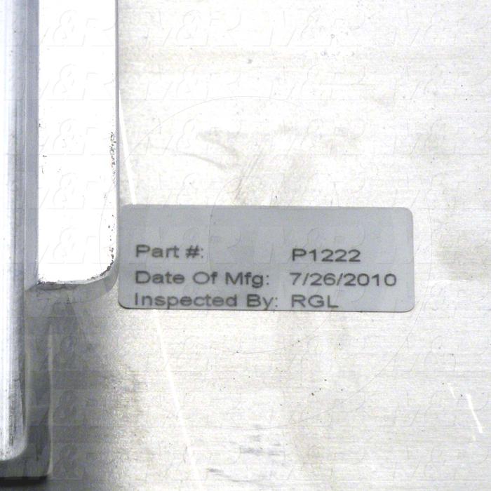 Aluminum Pallets, Width 12.00 in., Length 22.00 in.