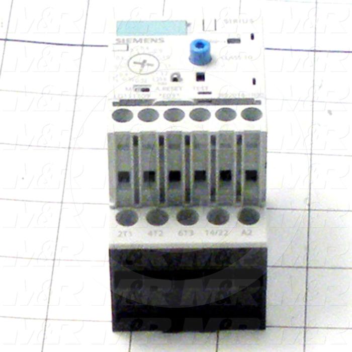 Aux Contact for Overload, 1 NO, 1 NC, 0.4A Minimum Current, 1.6A Maximum Current