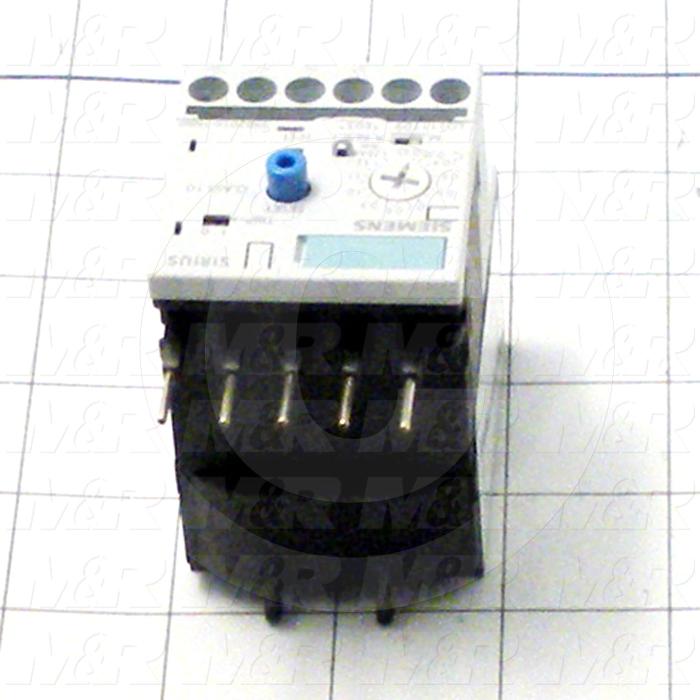 Aux Contact for Overload, 1 NO, 1 NC, 0.4A Minimum Current, 1.6A Maximum Current