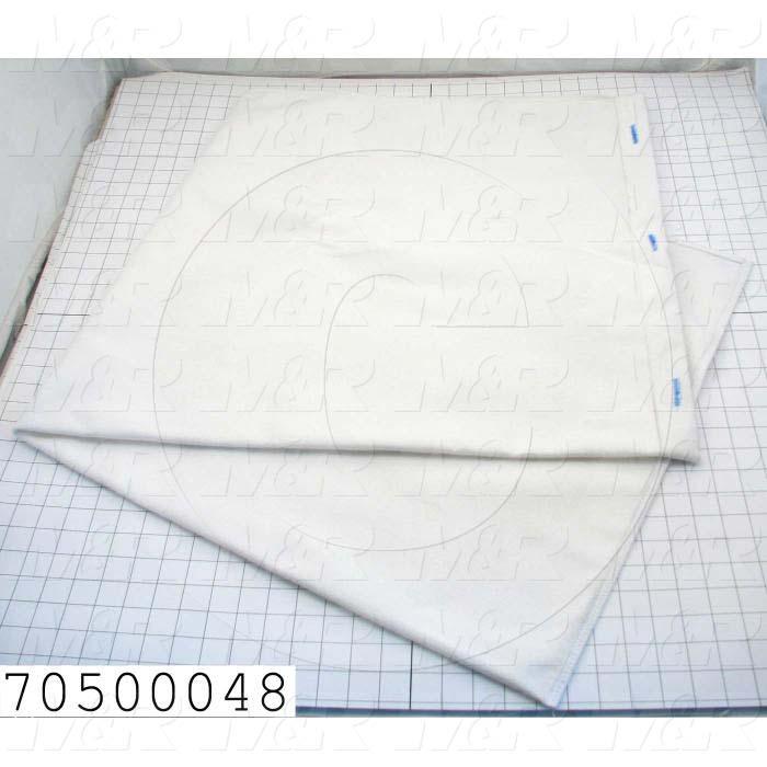 Bags, 22.75"X50", Filter Bag, Used On The Cleaning Unit Of The Flocker