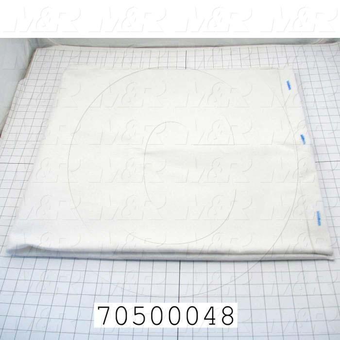 Bags, 22.75"X50", Filter Bag, Used On The Cleaning Unit Of The Flocker