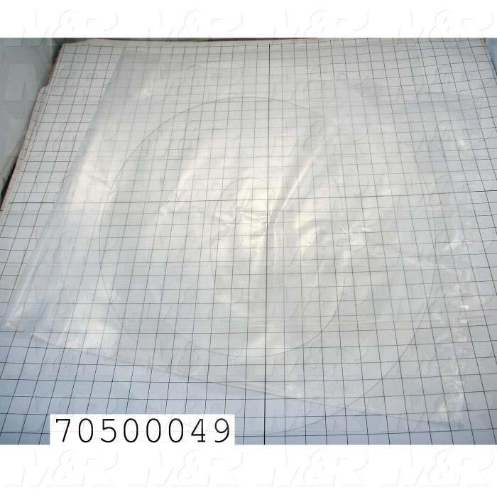 Bags, 26"X48", Collector Bag, 4 Mil, Clear Poly Bag, 100/Case