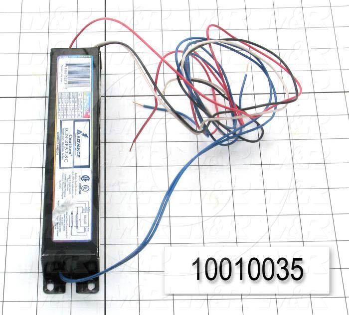 Ballast, Electronic Ballast, 2 Lamps, 59 Watts, 120/277V