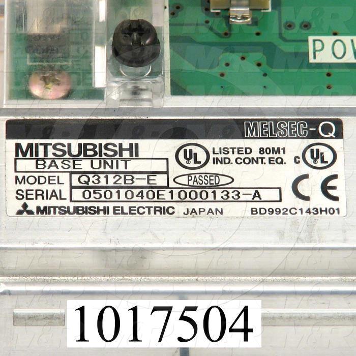 Base Unit, PLC Q Series, Power Supply, CPU, 12 I/O Slots