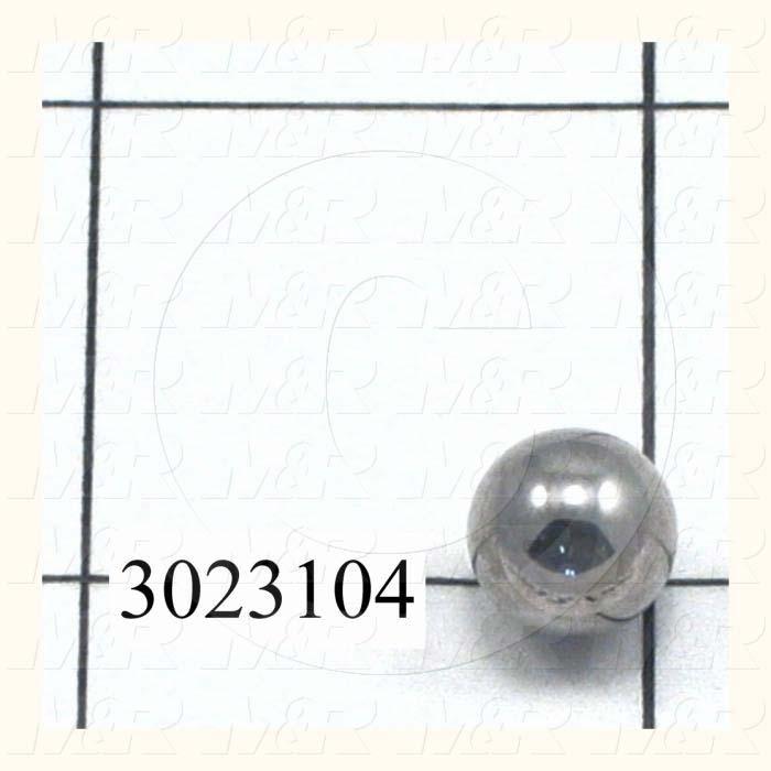 Bearing Ball, Outside Diameter 0.38 in., Material Alloy Steel