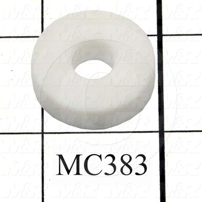 Bearings, 0.352" Inside Diameter, 1.024" Outside Diameter, 0.281" Width, Used on MC182 & MC211 Assembly, Virgin Teflon Material