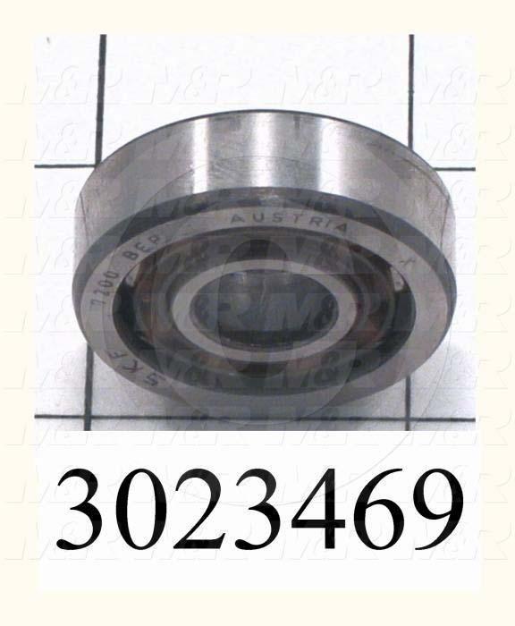 Bearings, Angular Contact, 10 mm Inside Diameter, 30 mm Outside Diameter, 9 mm Width