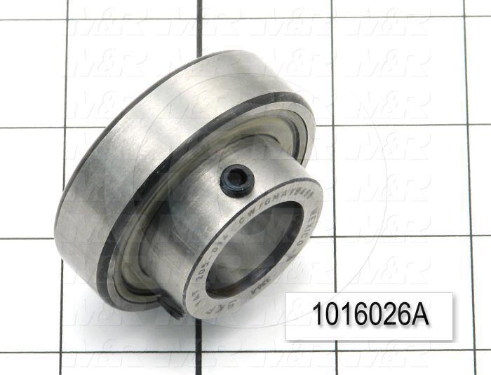 Bearings, Flanged Double Shielded General Purpose, 0.88" Inside Diameter, 2.05" Outside Diameter, 1.70" Width, Steel Material