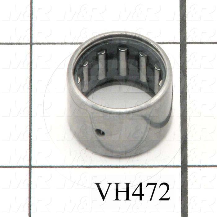 Bearings, Needle Roller, 0.50 in. Inside Diameter, 0.689" Outside Diameter, 0.500" Width, Steel Material