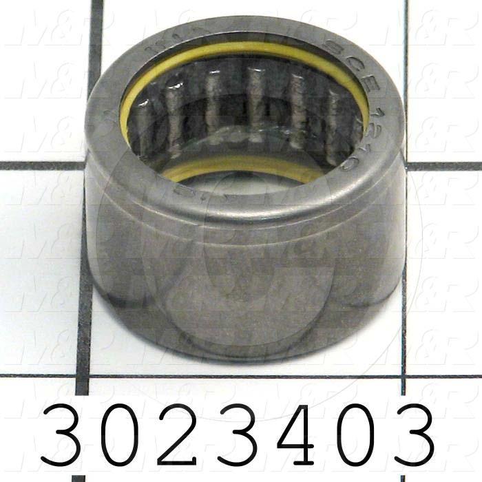 Bearings, Needle Roller, 0.75 in. Inside Diameter, 1.00" Outside Diameter, 0.63" Width, Steel Material