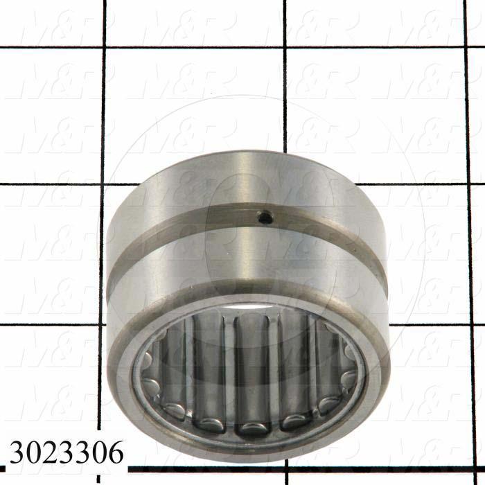 Bearings, Needle Roller, 1.00" Inside Diameter, 1.50 in. Outside Diameter, 1.00 in. Width, Open, Outer Ring and Rollers Assembly, Works with  Inner Ring # 3023307, Steel Material
