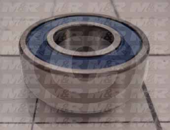 Bearings, Radial Ball, 0.50 in. Inside Diameter, 1.125" Outside Diameter, 0.375 in. Width, Double Sealed, Steel Material