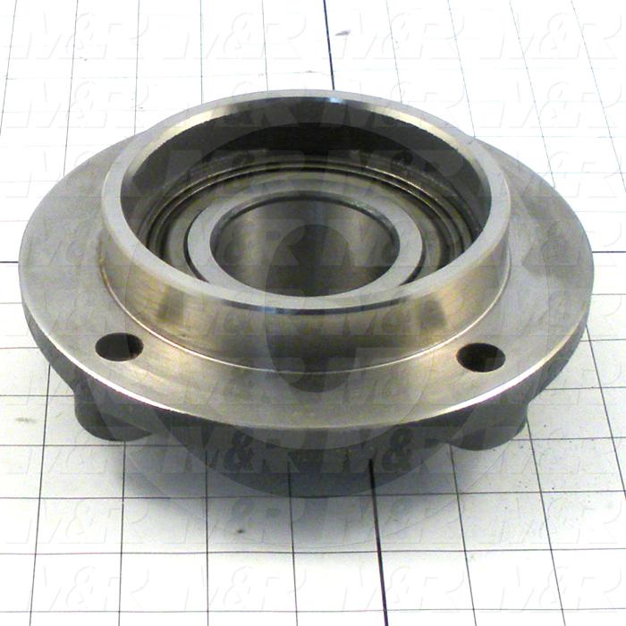 Bearings, Radial Ball, 2.19" Inside Diameter, 7.125" Outside Diameter, 2.453" Width, Double Sealed, Steel Material