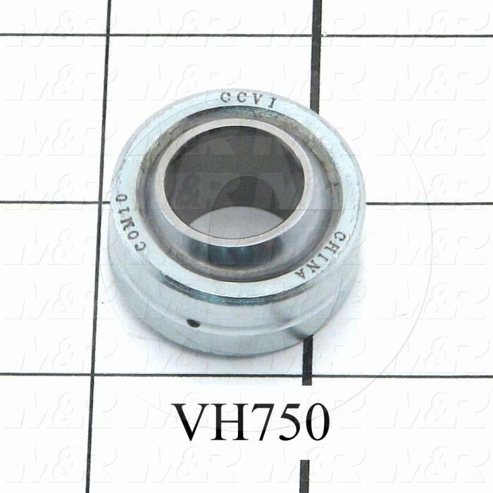 Bearings - Spherical, Inside Diameter 0.625 in., Outside Diameter 1-3/16", Ball With 0.625", Ball Steel, Race Steel