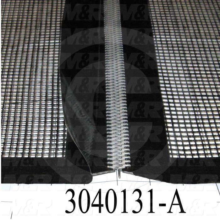 BELT BLACK W/FLAP 48 X 639