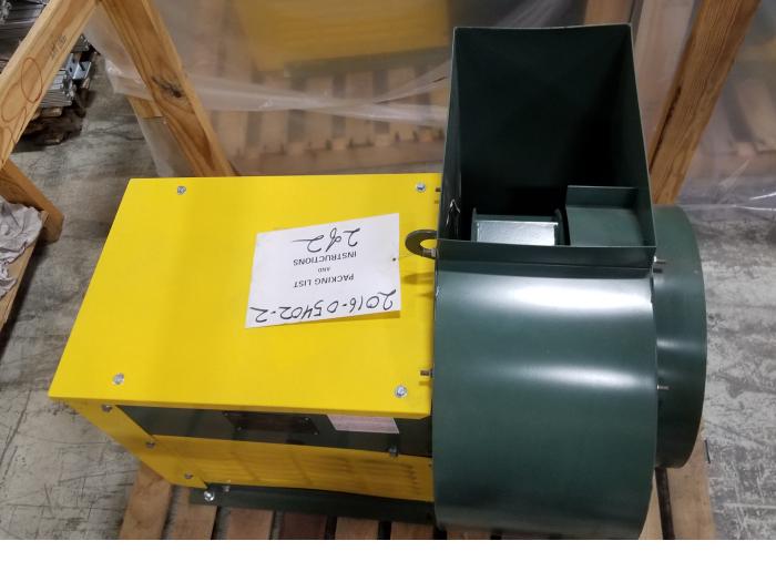 Belt Drive, Motor HP 5 hp, Voltage 230/460V 60Hz, Max. Air flow 2000CFM, Max. RPM 2842